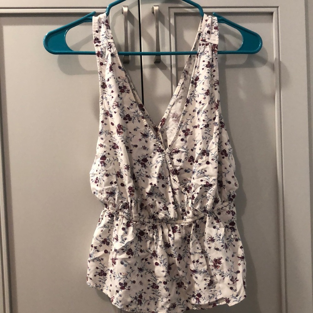 Hollister floral tank top